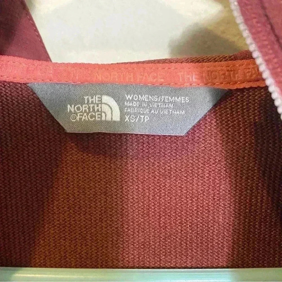 The North Face Red Zip Up Jacket size XS - Picture 6 of 6